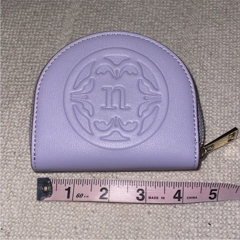 Nanette Lepore Lavender Embossed Coin Purse - Picture 7 of 10